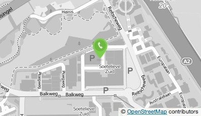 Bekijk kaart van Subway Woonboulevard in Den Bosch