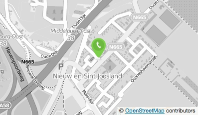 Bekijk kaart van Bib's in Nieuw- en Sint Joosland