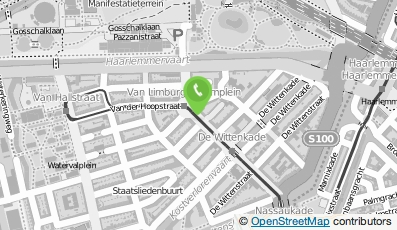 Bekijk kaart van New York Pizza Delivery Westerpark B.V. in Amsterdam