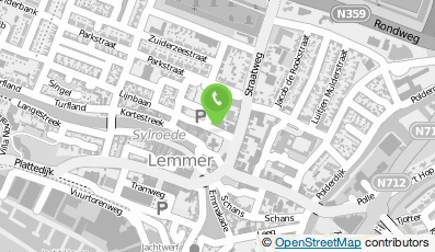 Bekijk kaart van Muziekschool / Privéschool 'De Muziekflat' Lemmer in Lemmer