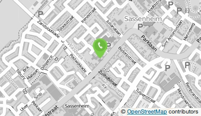 Bekijk kaart van Dierenkliniek Teylingen in Sassenheim