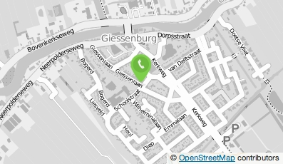 Bekijk kaart van B. Mostert timmerwerk in Giessenburg