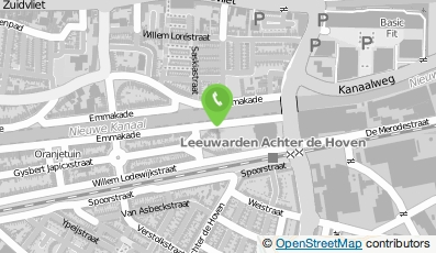 Bekijk kaart van Garage Emmakade in Leeuwarden