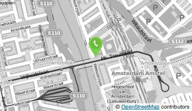 Bekijk kaart van Het Studielokaal locatie Treublaan in Amsterdam