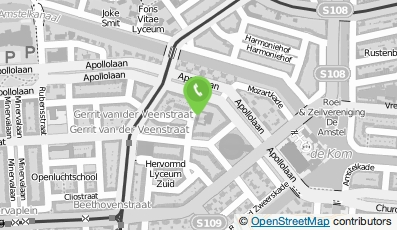 Bekijk kaart van Bachstraat  in Amsterdam