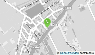 Bekijk kaart van Café H. van den Berg in Doornspijk