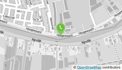 Bekijk kaart van Caravanstalling/Manege/ Pensionstal 'De Hoogewaard' in Koudekerk aan den Rijn