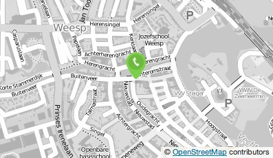 Bekijk kaart van D-Reizen Vakantie Winkels in Weesp