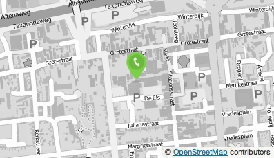 Bekijk kaart van D-Reizen Vakantie Winkels in Waalwijk