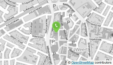 Bekijk kaart van D-reizen Vakantie Winkels in Weert