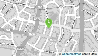 Bekijk kaart van BSO Bosch en Hoven Op Stoom in Heemstede