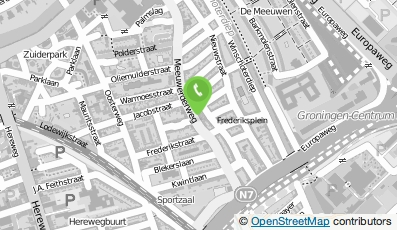 Bekijk kaart van grandtaria Friet van Piet in Groningen
