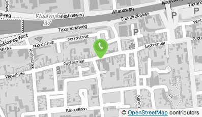 Bekijk kaart van Mondzorg Clinics Waalwijk B.V. in Waalwijk