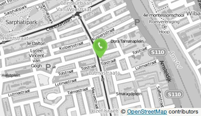 Bekijk kaart van Brow Bar Amsterdam in Amsterdam