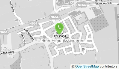 Bekijk kaart van Juultje de Poeljeugd BSO/ Peutergroep in s-Heer Hendrikskinderen