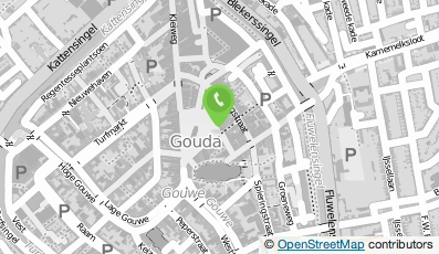 Bekijk kaart van Grand Café 'Central' in Gouda