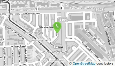 Bekijk kaart van Klussenbedrijf Cip in Amsterdam