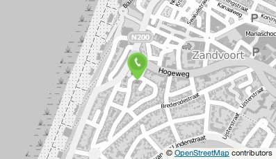 Bekijk kaart van Hotel Hoogland Exploitatie B.V. in Zandvoort