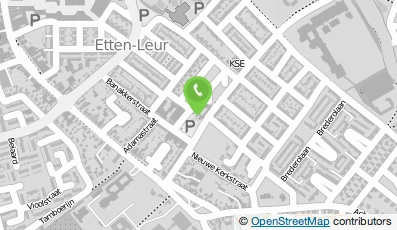 Bekijk kaart van psychologiepraktijk LEEF!tijd in Etten-Leur