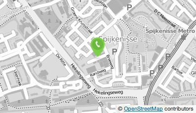 Bekijk kaart van PMC 'De Hoek' locatie Delta Sport in Spijkenisse