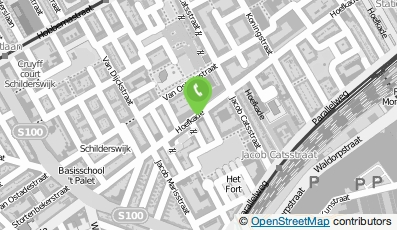 Bekijk kaart van Eetcafe Kenitra in Den Haag