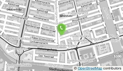 Bekijk kaart van B&B Falckstraat 9 in Amsterdam