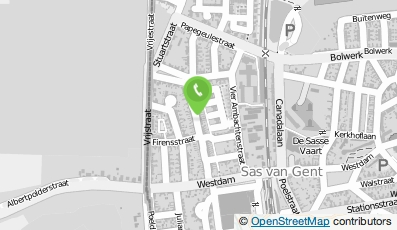 Bekijk kaart van V en D Cleaning V.O.F. in Sas Van Gent