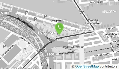 Bekijk kaart van Red Bike & Green in Amsterdam