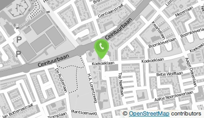Bekijk kaart van Tandartspraktijk Van Hugten in Bussum