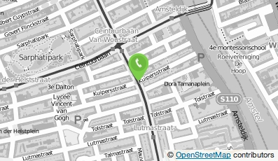 Bekijk kaart van Spaghetteria Van Woustraat B.V. in Amsterdam