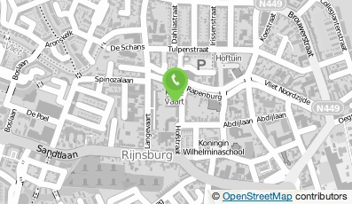 Bekijk kaart van Het Dorpshuis Rijnsburg in Rijnsburg