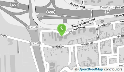 Bekijk kaart van Van Mossel Waalwijk in Waalwijk