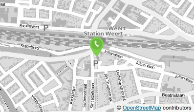Bekijk kaart van Studio Kiebes in Weert