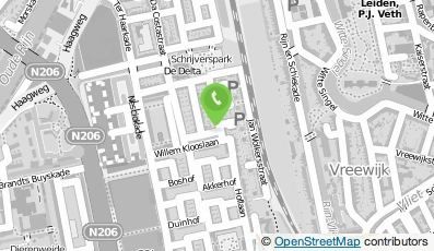 Bekijk kaart van Wim van Dam Infra Services  in Leiden
