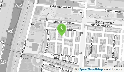 Bekijk kaart van Pedicure Voetsalon Houten in Nieuwegein
