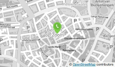 Bekijk kaart van De Werkkamer Vormgeving en Communicatie in Bergen op Zoom