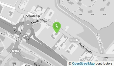 Bekijk kaart van Boomrooierij & grondv.bedrijf Gebr. Naaijer in Winschoten