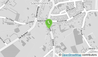 Bekijk kaart van Glaszettersbedrijf Verberne in Soerendonk