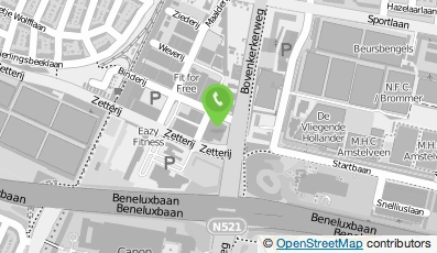 Bekijk kaart van Acupunctuur & Shiatsu Praktijk Leda in Amstelveen