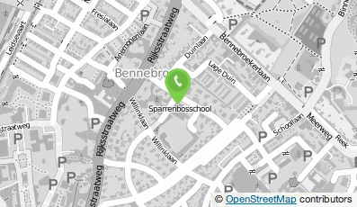 Bekijk kaart van Les Petits Sparrenbos in Bennebroek