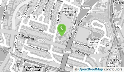 Bekijk kaart van BSO Julianaschool in Overveen