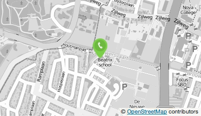 Bekijk kaart van BSO Beatrix Op Stoom in Haarlem