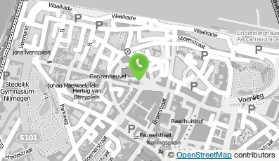 Bekijk kaart van Café Beaubourg in Nijmegen