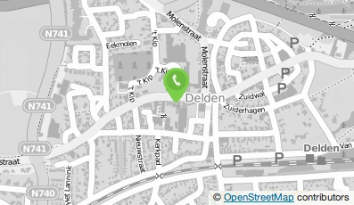 Bekijk kaart van Eetcafé De Burgemeester in Delden