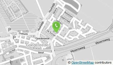 Bekijk kaart van Partycentrum Oostdam in Goedereede