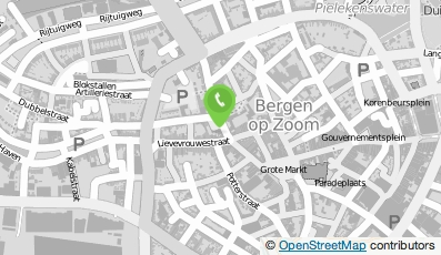 Bekijk kaart van Café De Markies in Bergen op Zoom