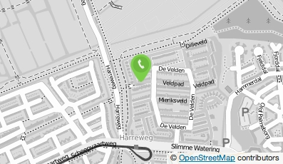 Bekijk kaart van het wassende water  in Schiedam