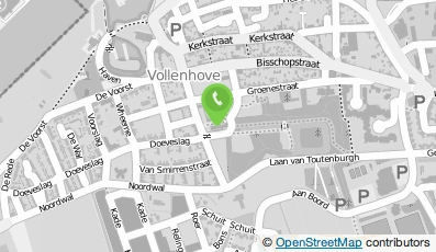 Bekijk kaart van Stadspaleis Hotel OldRuitenborgh B.V. in Vollenhove