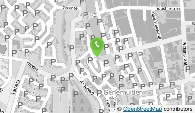 Bekijk kaart van De Groene Lantaarn Mode B.V. in Genemuiden