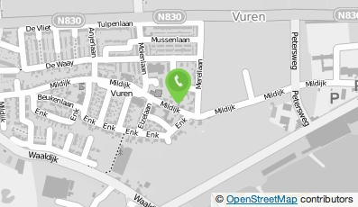 Bekijk kaart van Vurens Hout Timmerbedrijf & Interieurbouw in Arkel